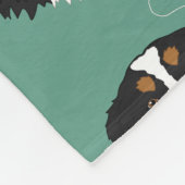 Bernese Mountain Dog Fleece Deken (Hoek)