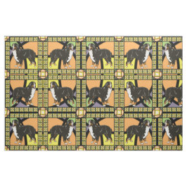 Bernese Mountain dog "gekleurd glas" stof
