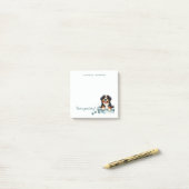 Bernese Mountain Dog gepersonaliseerd Post-it® Notes (Op bureau)