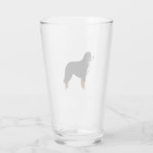 Bernese Mountain Dog Glas (Achterkant)