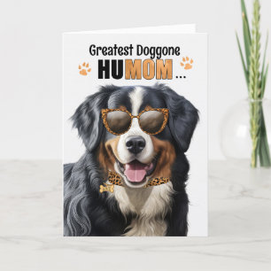Bernese Mountain Dog Greatest HuMOM Moederdag Feestdagen Kaart