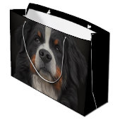 Bernese Mountain Dog Groot Cadeauzakje (Achterkant Gekanteld)