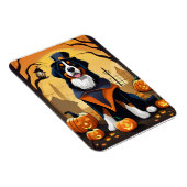 Bernese Mountain Dog Halloween Magneet (Rechterzijde)