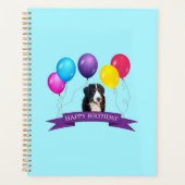 Bernese Mountain Dog Happy Birthday Gift Bag Planner (Voorkant)