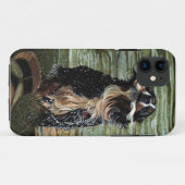 Bernese Mountain Dog iphone 5 hoesje (Achterkant (horizontaal))