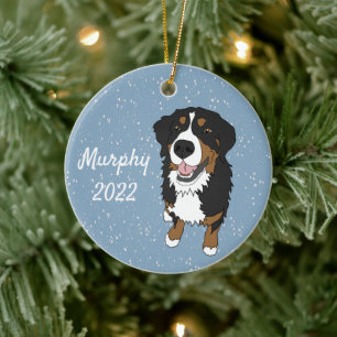  Bernese Mountain Dog Keramisch Ornament