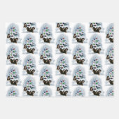 Bernese Mountain Dog Kerstmis Inpakpapier Vel (Voorkant 2)