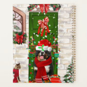 Bernese Mountain Dog Kerstmis Planner (Achterkant)