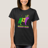 Bernese Mountain Dog Mardi Gras Carnival Jester Be T-shirt (Voorkant)