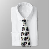 Bernese Mountain Dog met Big Tongue Mannen Necktie Stropdas (Gebonden)