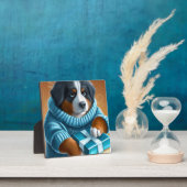 Bernese Mountain Dog met vakantieverlof Cadeau Fotoplaat (Insitu)