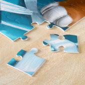 Bernese Mountain Dog met vakantieverlof Cadeau Legpuzzel (Zijkant)