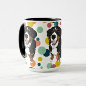 Bernese Mountain Dog Mok (Voorkant links)