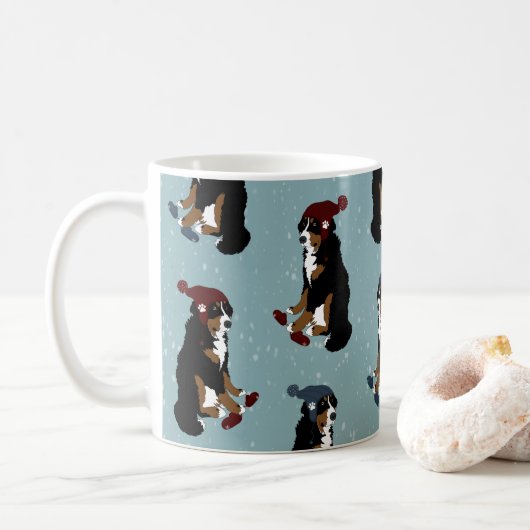 Bernese Mountain Dog Mok (Met donut)