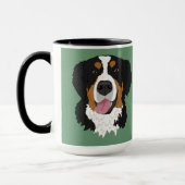 Bernese Mountain Dog Mok (Links)