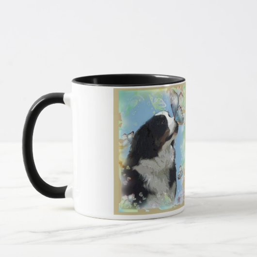 Bernese Mountain Dog Mok (Links)