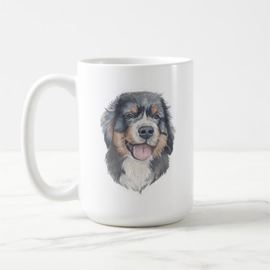 Bernese Mountain Dog Mok | 15 oz. (Links)