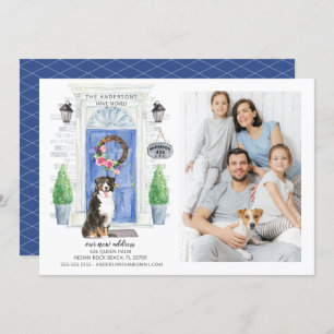 Bernese Mountain Dog Moving Announcement Kaart