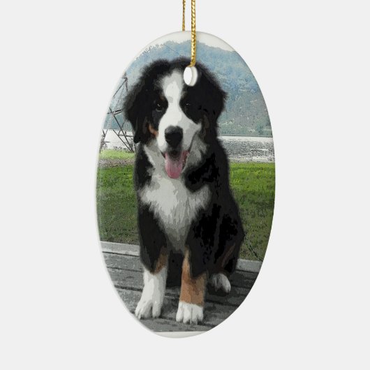 Bernese Mountain Dog Ornament (Rechts)