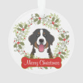 Bernese Mountain Dog  Ornament (achterkant)
