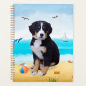 Bernese Mountain Dog over Beach Planner (Voorkant)