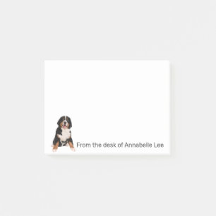 Bernese Mountain Dog Personalize Post-it® Notes