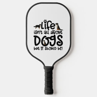 Bernese Mountain Dog Pickleball Paddle