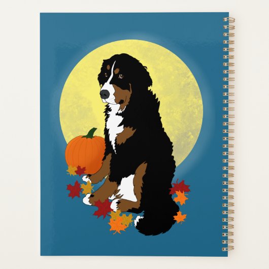 Bernese Mountain Dog Planner (Achterkant)