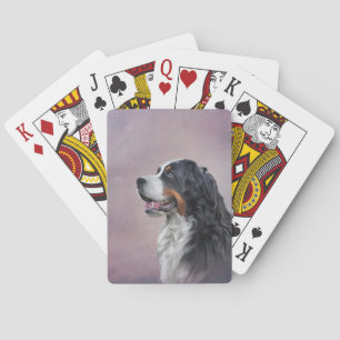Bernese Mountain Dog Pokerkaarten