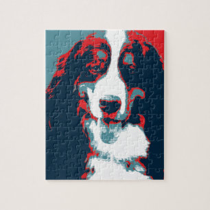 Bernese Mountain Dog Political Parody Poster Legpuzzel