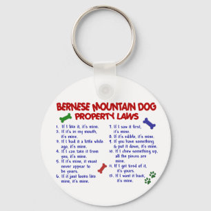 BERNESE MOUNTAIN DOG Property Laws 2 Sleutelhanger
