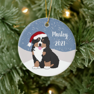Bernese Mountain Dog Puppy Keramisch Ornament