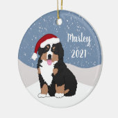 Bernese Mountain Dog Puppy Keramisch Ornament (Links)