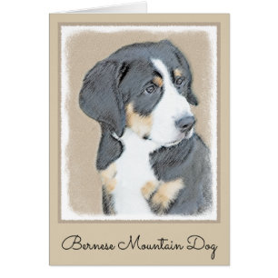 Bernese Mountain Dog Puppy Painting - Originele Ku