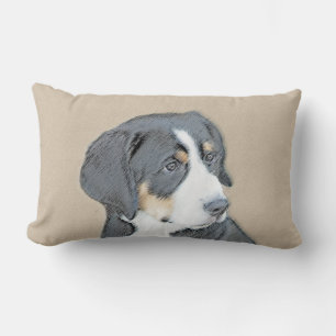 Bernese Mountain Dog Puppy Painting - Originele Ku Kussen
