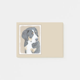 Bernese Mountain Dog Puppy Painting - Originele Ku Post-it® Notes