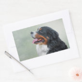 Bernese Mountain Dog Rechthoekige Sticker (Envelop)
