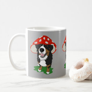 Bernese Mountain Dog Red Mushroom Pet Koffiemok