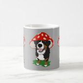 Bernese Mountain Dog Red Mushroom Pet Koffiemok (Center)