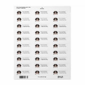 Bernese Mountain Dog Retouradreslabel Etiket (Full Sheet)