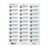 Bernese Mountain Dog Return Address Labels (Full Sheet)