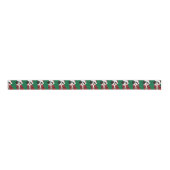 Bernese Mountain Dog Santa Paws Grosgrain Lint (Voorkant)