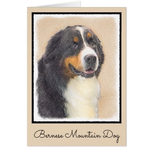 Bernese Mountain Dog-schilderij - Original Dog Art (Voorkant)
