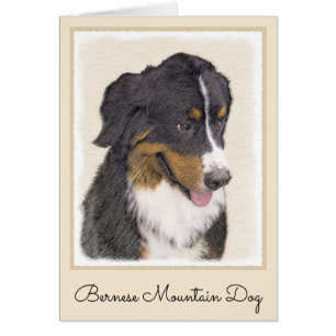 Bernese Mountain Dog-schilderij - Original Dog Art