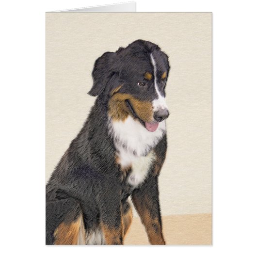 Bernese Mountain Dog-schilderij - Original Dog Art (Voorkant)