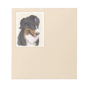 Bernese Mountain Dog-schilderij - Original Dog Art Notitieblok
