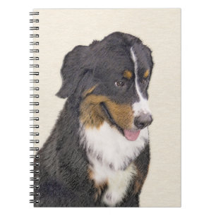 Bernese Mountain Dog-schilderij - Original Dog Art Notitieboek