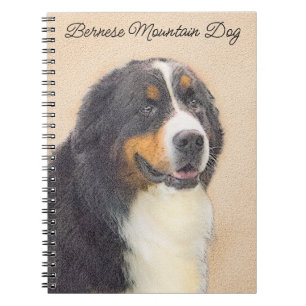 Bernese Mountain Dog-schilderij - Original Dog Art Notitieboek