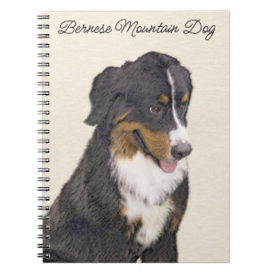 Bernese Mountain Dog-schilderij - Original Dog Art Notitieboek