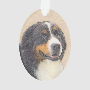 Bernese Mountain Dog-schilderij - Original Dog Art Ornament